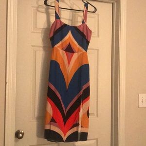 Farm Rio Graphic Heart dress
